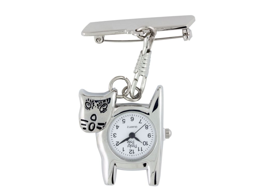 Metal Cat Fob Watch