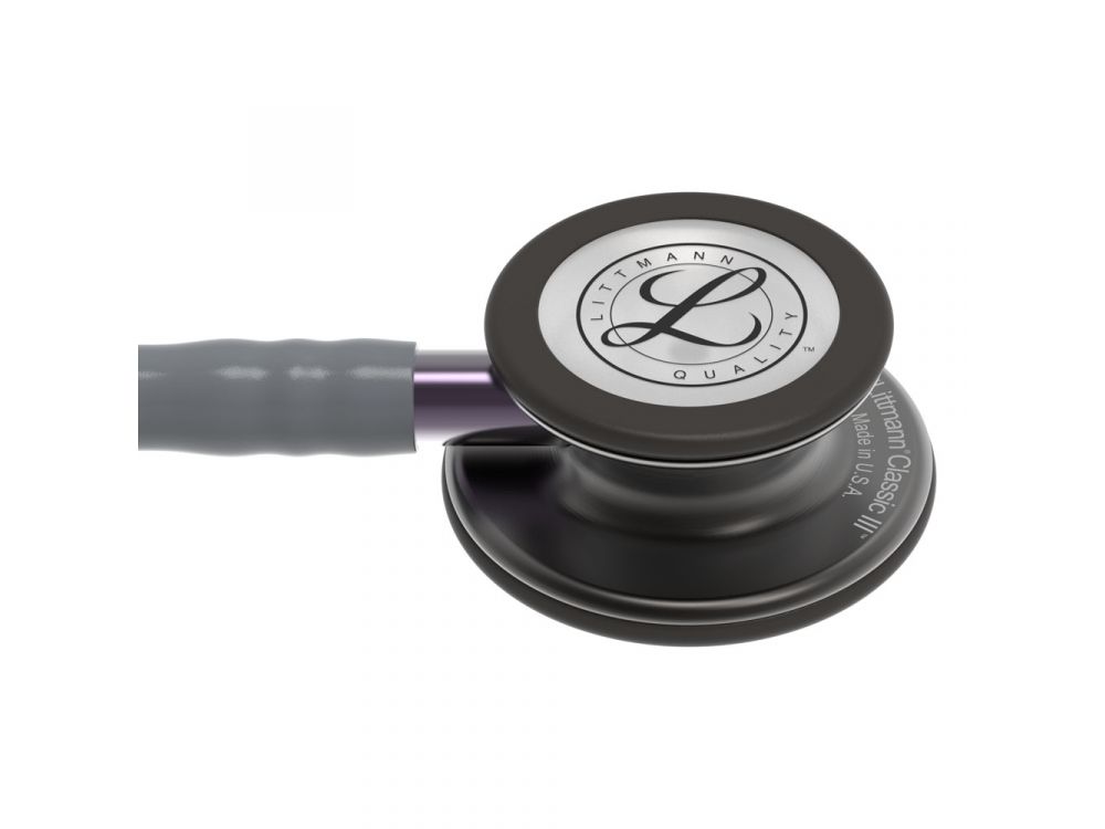 Littmann Classic III Stethoscope - Grey Tubing - Grey Stem - Smoke Chestpiece