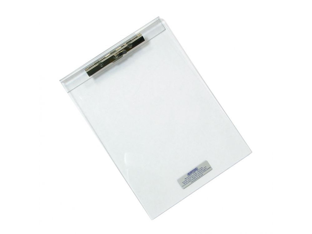 Clear Plastic A4 Clip Board 