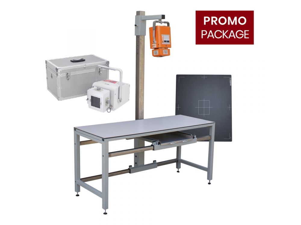X-R Portable 40 + X-ray- Table + X-DR L WIFI Generation 1 - Pacs System