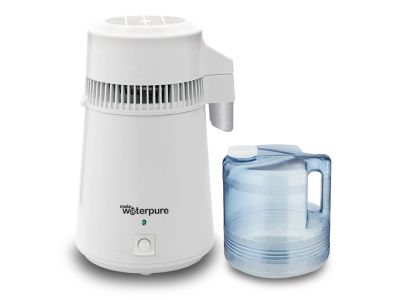 Water Distiller 4L White Stainless Steel with Poly Jug