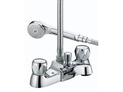 Standard 2 Tap Bath/Shower Mixer in Chrome